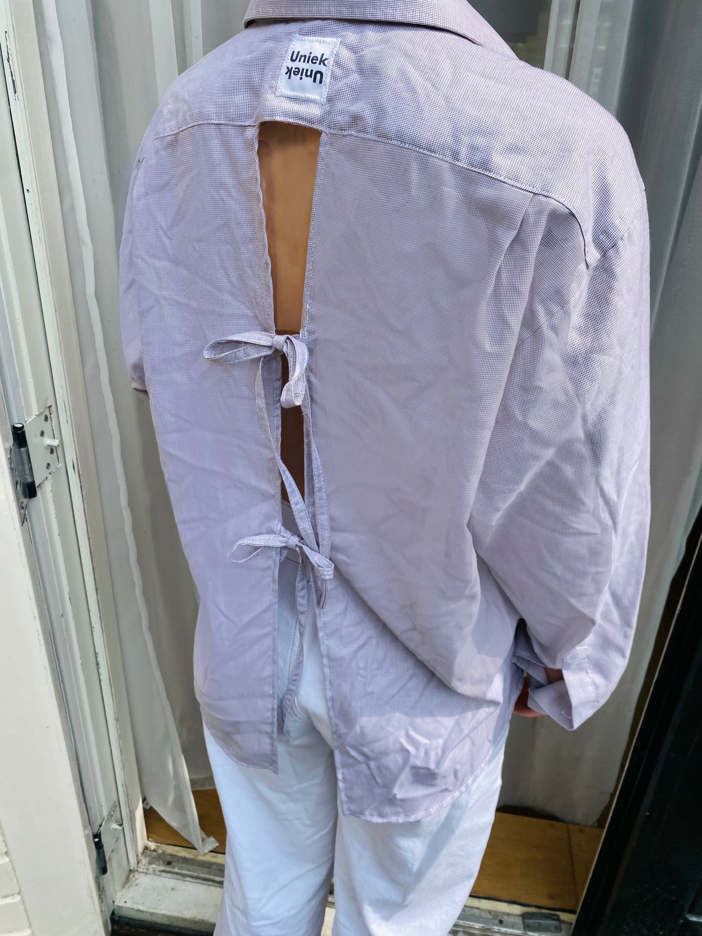 Upcycled blouse - Double Trouble
