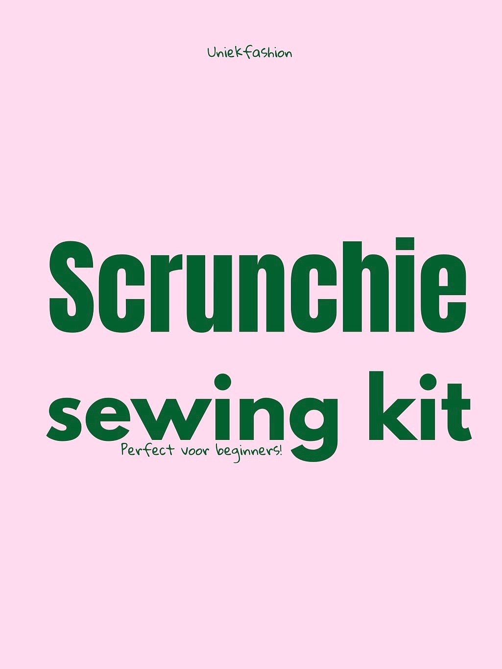 Scrunchie sewing kit