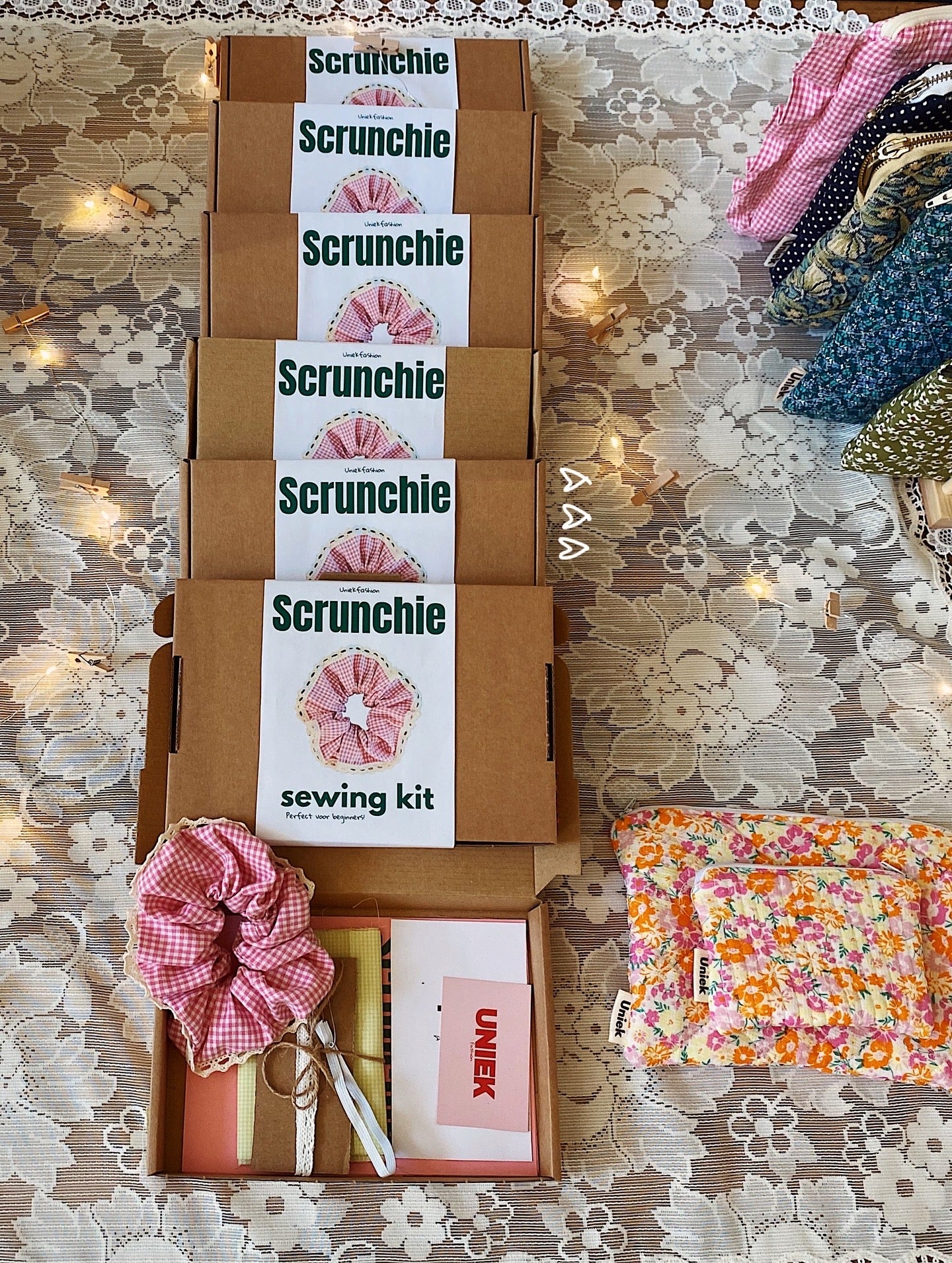Scrunchie sewing kit