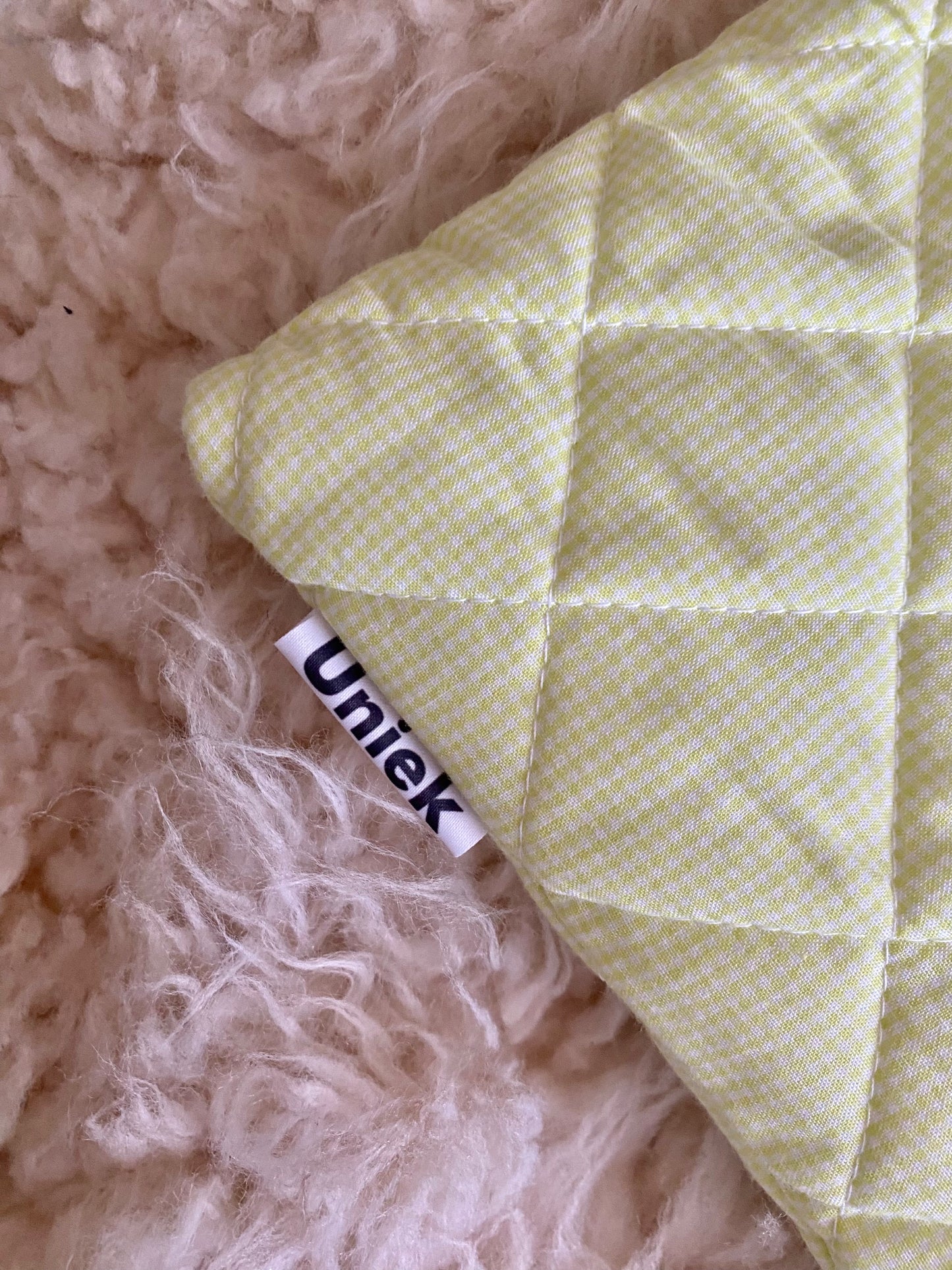 Laptopsleeve - Neon gingham