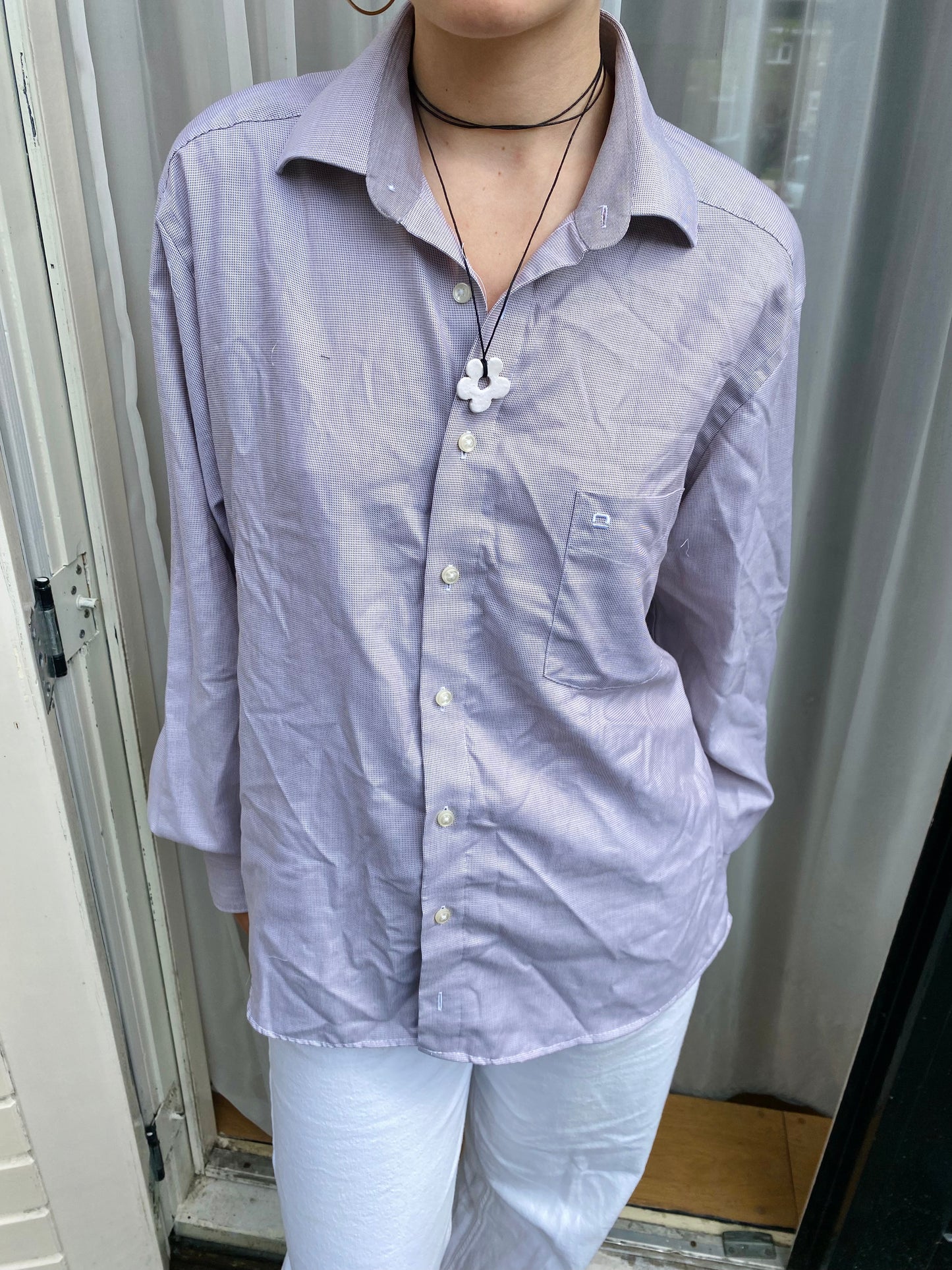 Upcycled blouse - Double Trouble