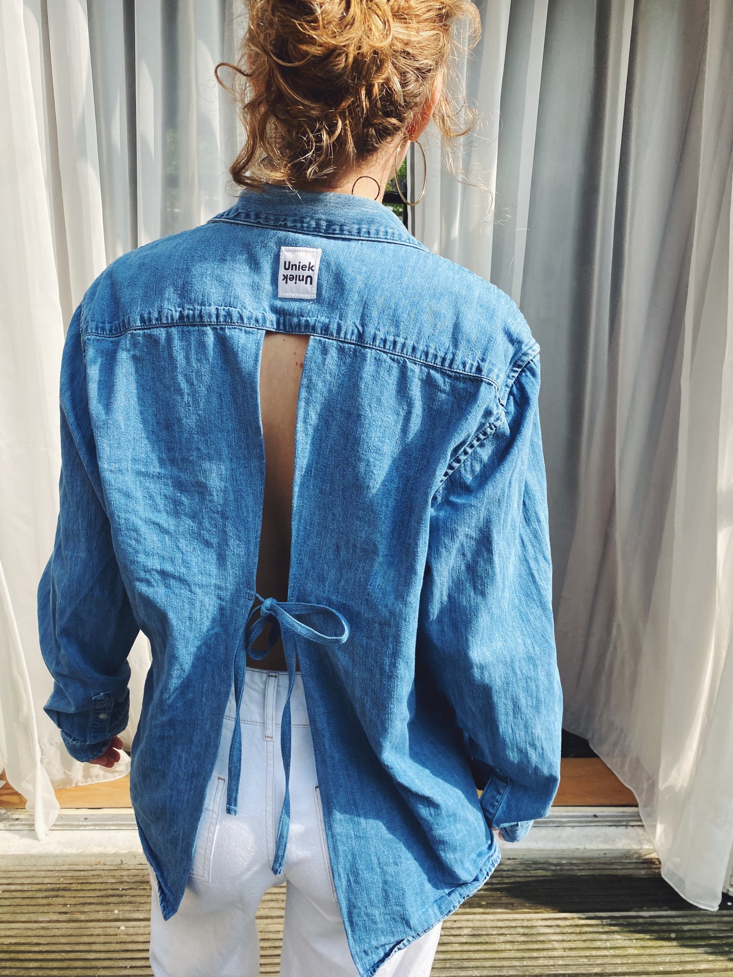 Upcycled blouse - Denim