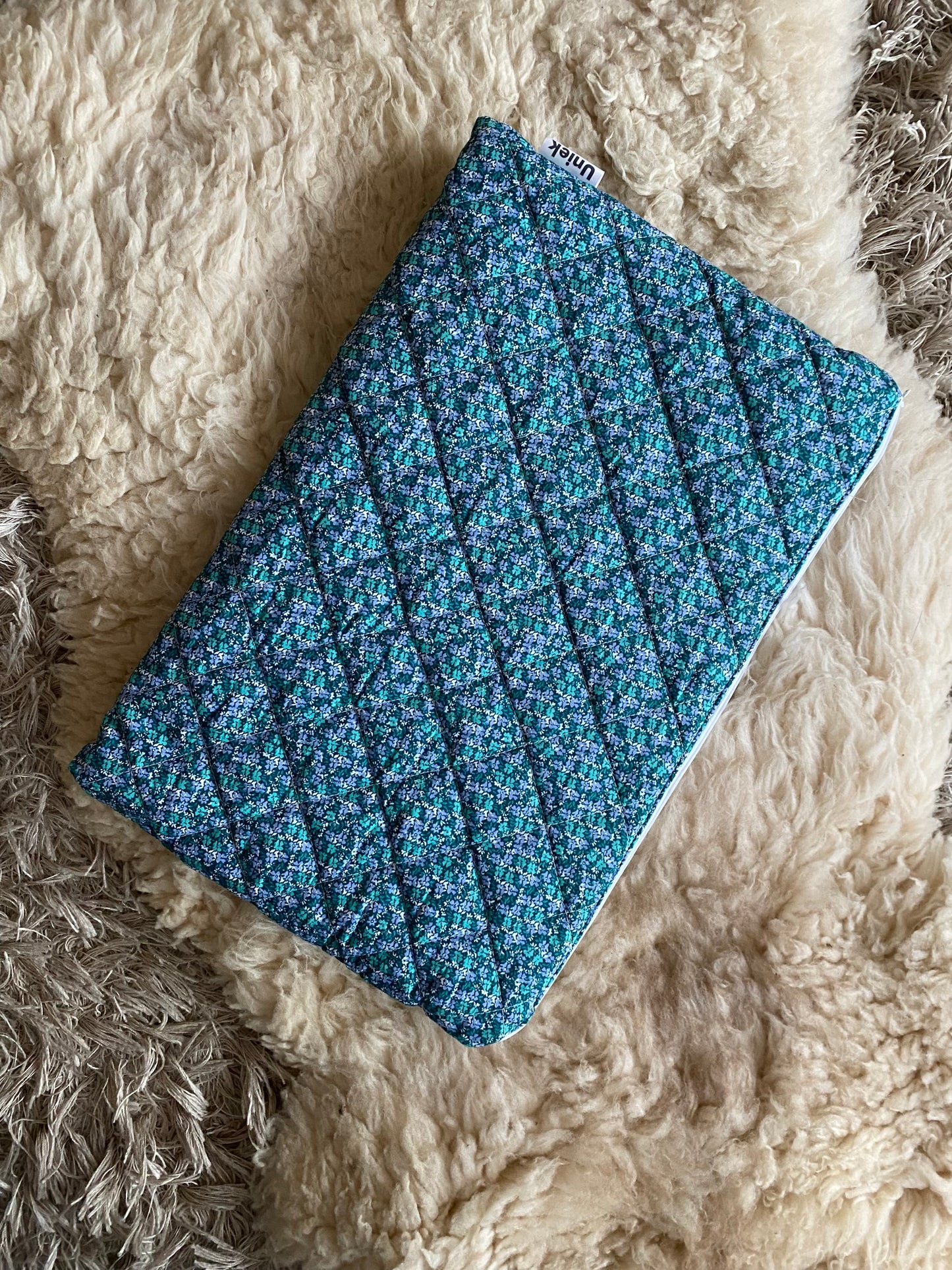 Laptopsleeve XL - Blue flowers